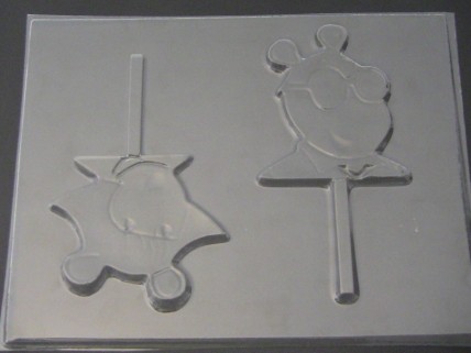 363sp Arthur and Sister Chocolate Candy Lollipop Mold